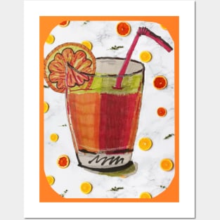 Fresh Citrus Juice Posters and Art